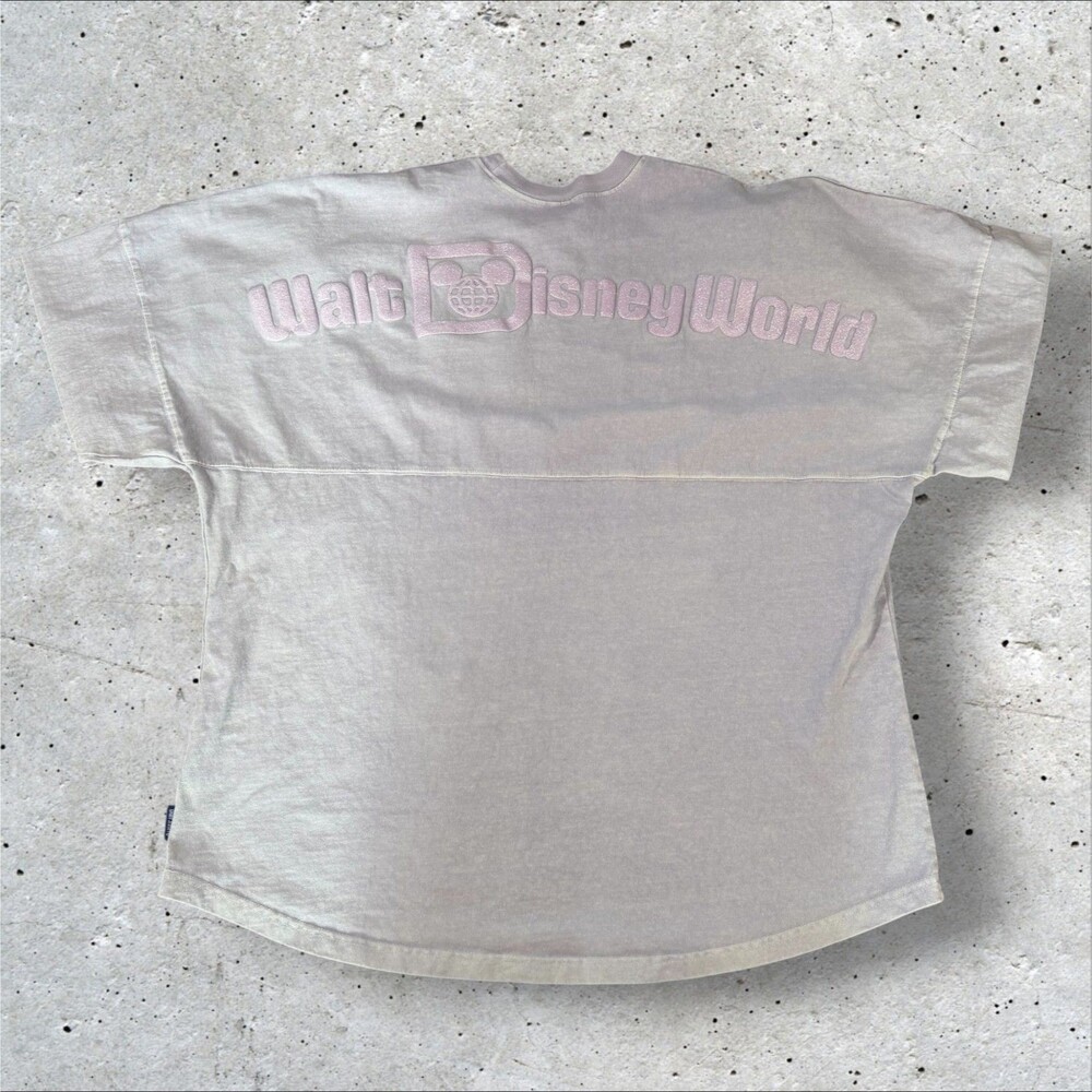 Walt Disney World Spirit Jersey XXL Glitter Purple Puff Print Shirt Est 1971 - Picture 2 of 10